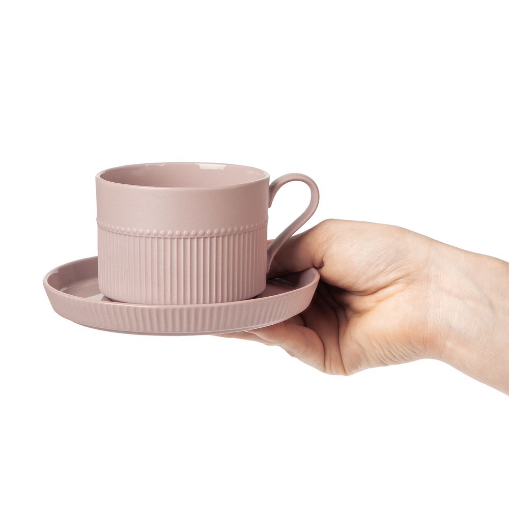Чайная пара Pastello Moderno, розовая