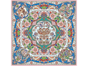 Платок «Шедевры русских эмальеров» Платок «Шедевры русских эмальеров»