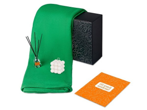 Подарочный набор «Re:y. Cocoon с пледом, свечой и диффузором Подарочный набор «Re:y. Cocoon с пледом, свечой и диффузором