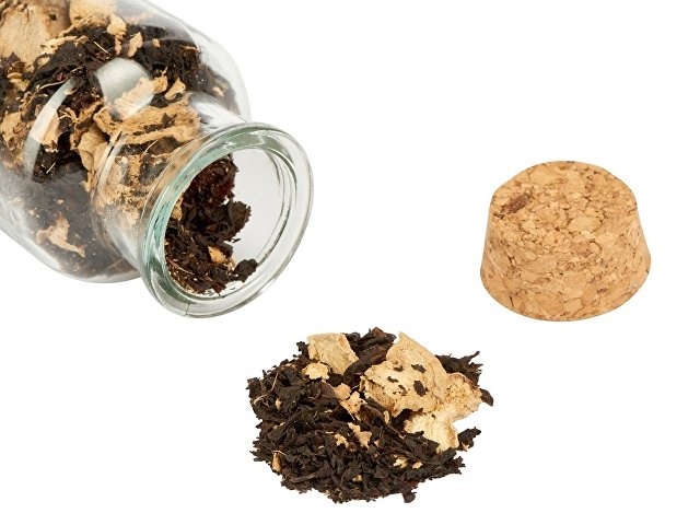 Чай черный, с соком имбиря, карамелью и грецким орехом, мини